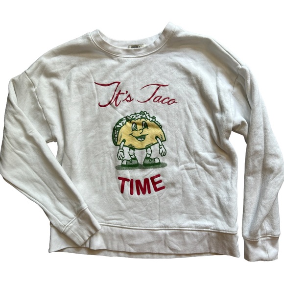 F21 x Taco Bell : Taco Time sweatshirt - Picture 10 of 12